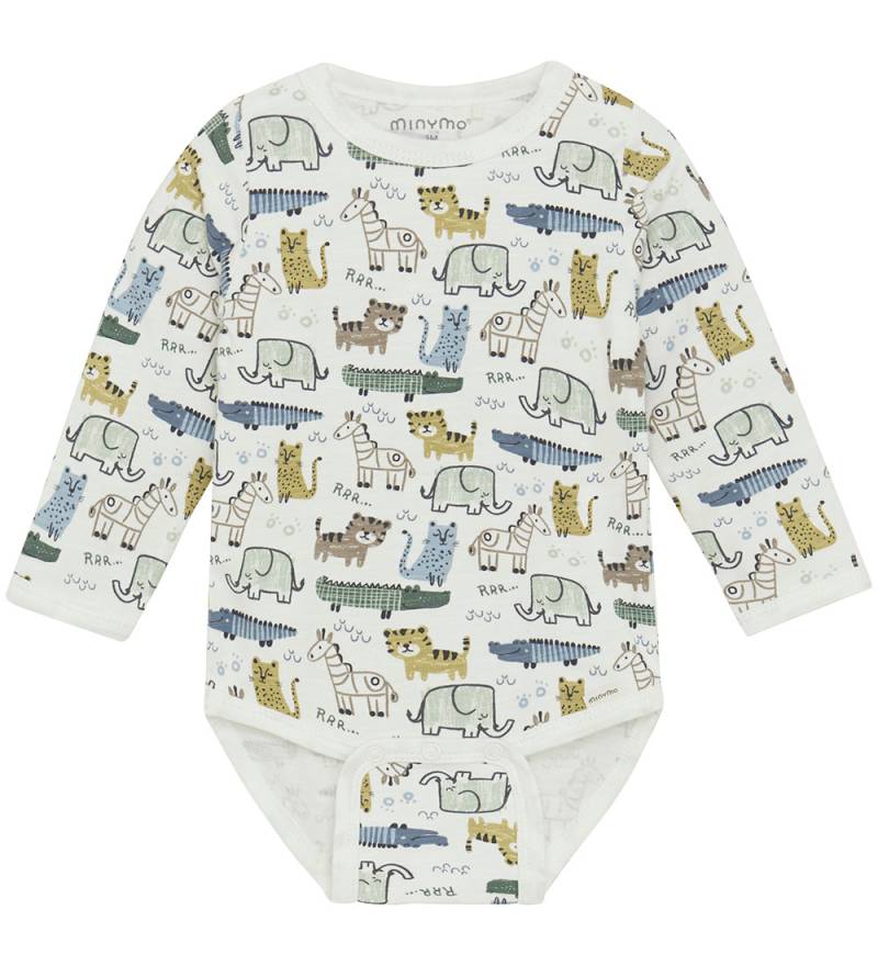 Minymo Body l/ä - Marshmallow White m. Tiere - Minymo - 62 - Body L/Ä Minymo Body l/ä - Marshmallow White m. Tiere - Minymo - 62 - Body L/Ä von Minymo
