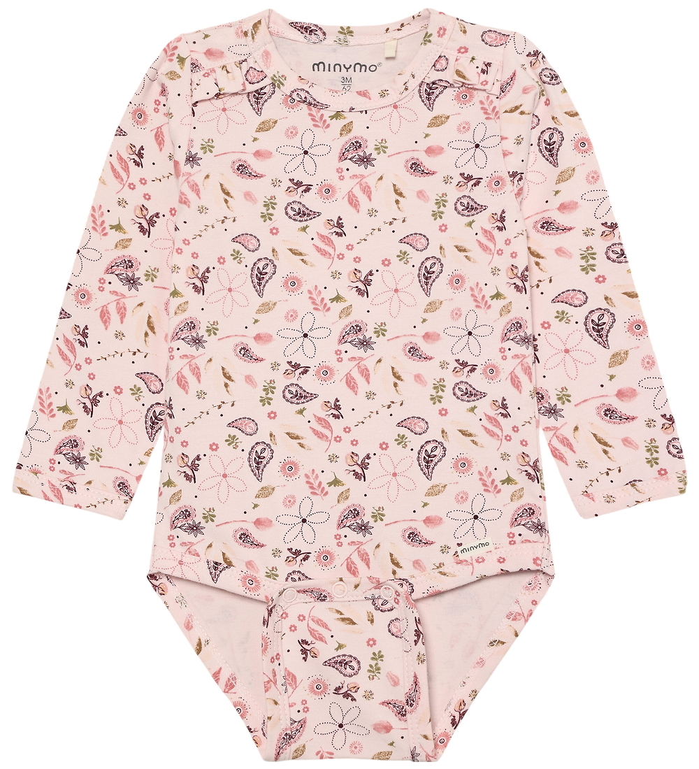 Minymo Body l/ä - Mauve Kreide m. Print - Minymo - 62 - Body L/Ä Minymo Body l/ä - Mauve Kreide m. Print - Minymo - 62 - Body L/Ä von Minymo