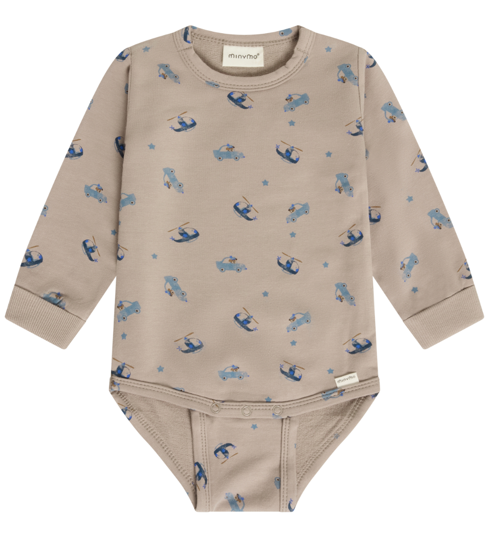 Minymo Body l/ä - Pilze - Minymo - 1½ Jahre (86) - Body L/Ä von Minymo