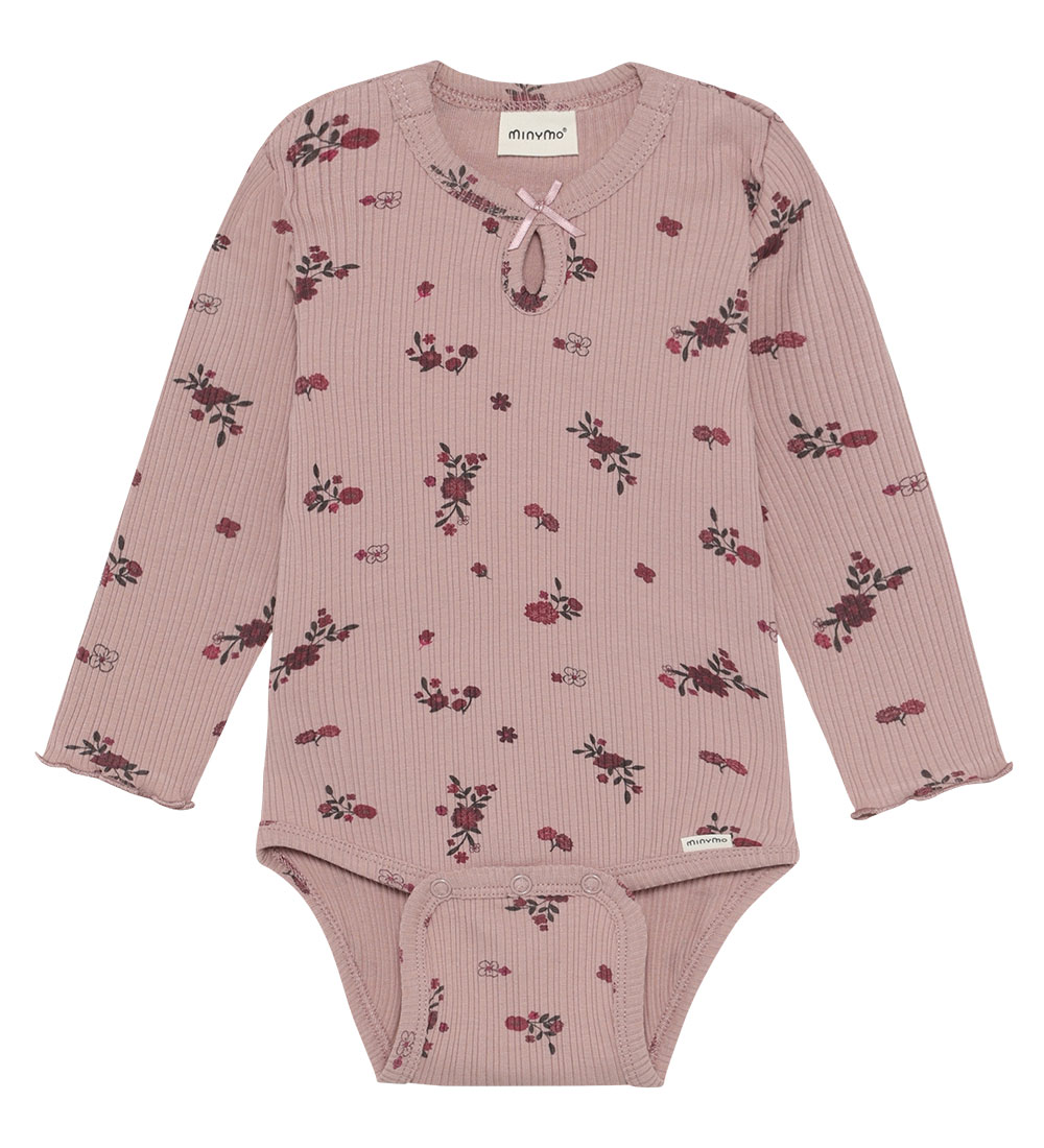 Minymo Body l/ä - Rib - AOP - Fawn - Minymo - 68 - Body L/Ä Minymo Body l/ä - Rib - AOP - Fawn - Minymo - 68 - Body L/Ä von Minymo