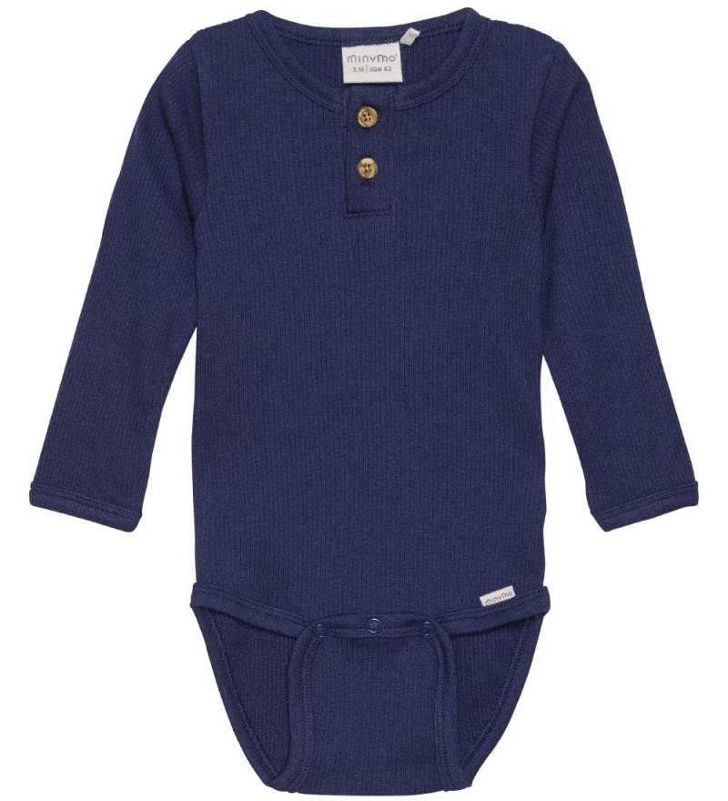 Minymo Body l/ä - Rib - Dark Navy - Minymo - 74 - Body L/Ä Minymo Body l/ä - Rib - Dark Navy - Minymo - 74 - Body L/Ä von Minymo