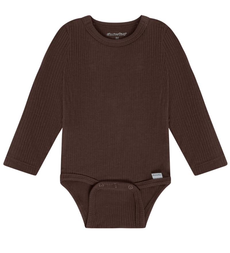Minymo Body l/ä - Rib - Farn - Minymo - 2 Jahre (92) - Body L/Ä von Minymo