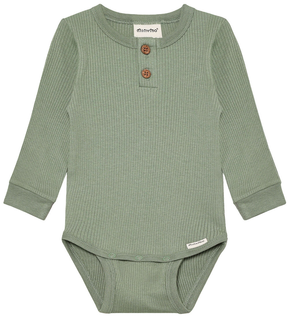 Minymo Body l/ä - Rib - Lily Pad - Minymo - 50 - Body L/Ä Minymo Body l/ä - Rib - Lily Pad - Minymo - 50 - Body L/Ä von Minymo