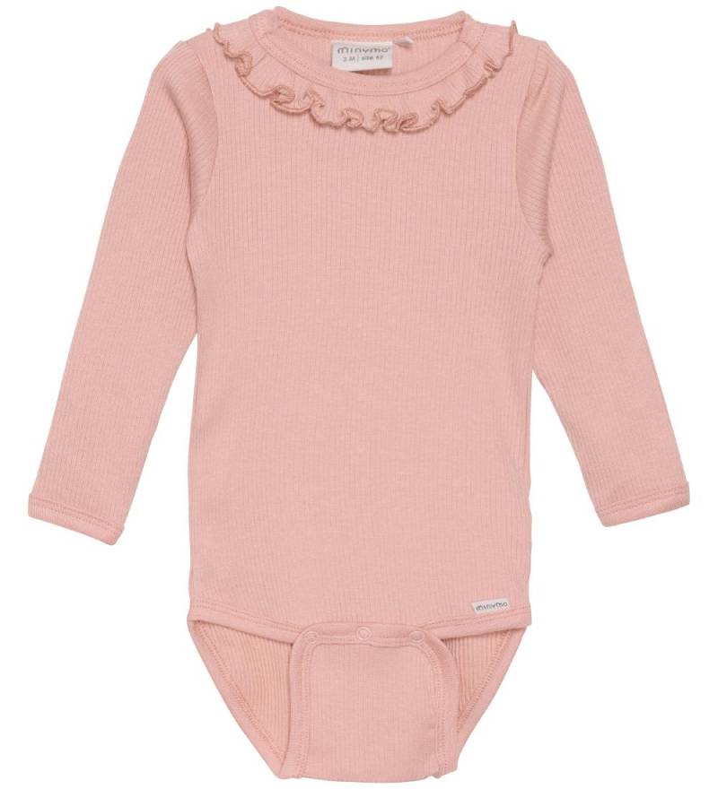Minymo Body l/ä - Rib - Misty Rose - Minymo - 1½ Jahre (86) - Body L/Ä von Minymo