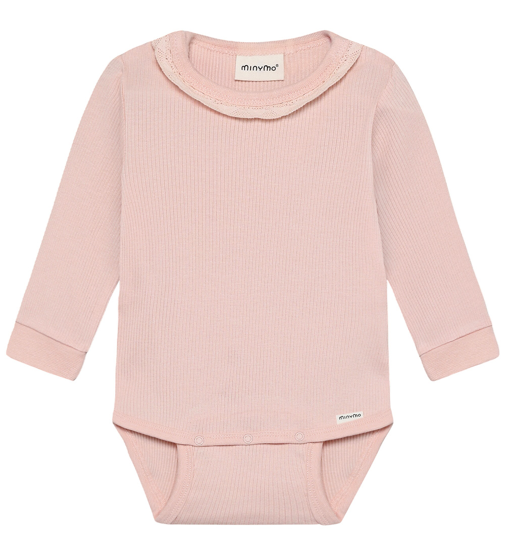 Minymo Body l/ä - Rib - Peach Peitsche - Minymo - 2 Jahre (92) - Body L/Ä von Minymo
