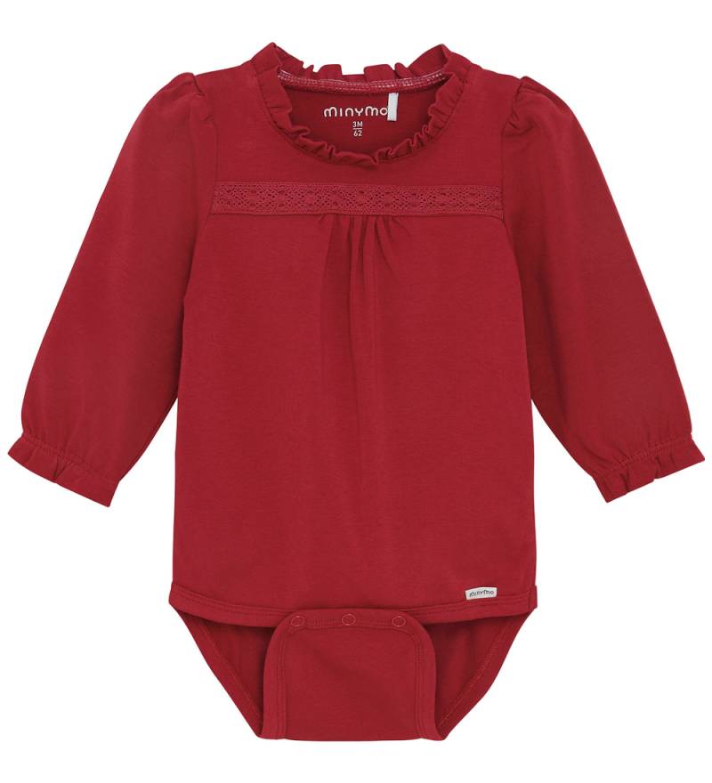 Minymo Body l/ä - Rio Rot - Minymo - 1 Jahr (80) - Body L/Ä von Minymo