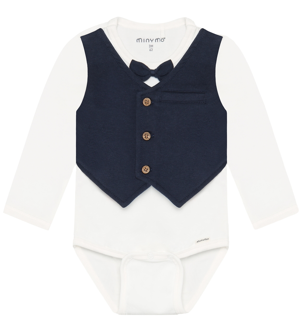 Minymo Body l/ä - Snow White - Minymo - 1 Jahr (80) - Body L/Ä von Minymo