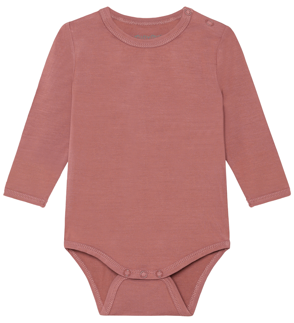 Minymo Body l/ä - Viskose - Verwelkt Rose - Minymo - 1½ Jahre (86) - Body L/Ä von Minymo