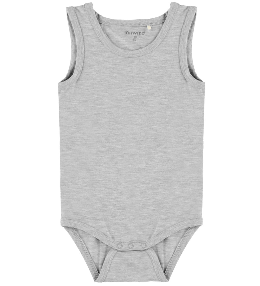 Minymo Body ohne Ärmel - Bambus - Medium+ Grey Melange - Minymo - 50 - Body ärmellos Minymo Body ohne Ärmel - Bambus - Medium+ Grey Melange - Minymo - 50 - Body ärmellos von Minymo