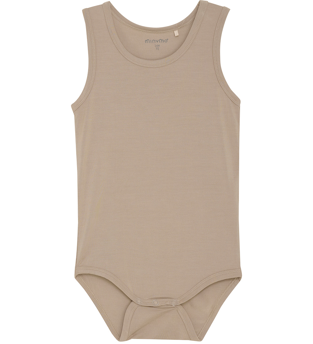 Minymo Body ohne Ärmel - Viskose - Einfach Taupe - Minymo - 56 - Body ärmellos Minymo Body ohne Ärmel - Viskose - Einfach Taupe - Minymo - 56 - Body ärmellos von Minymo