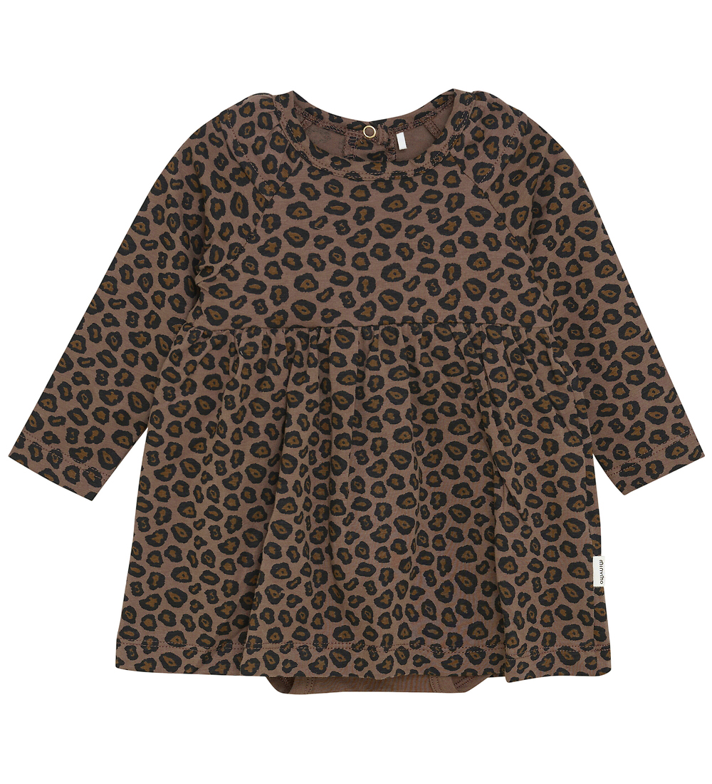 Minymo Bodykleid l/ä - Chocolate Chip - Minymo - 68 - Body L/Ä Minymo Bodykleid l/ä - Chocolate Chip - Minymo - 68 - Body L/Ä von Minymo
