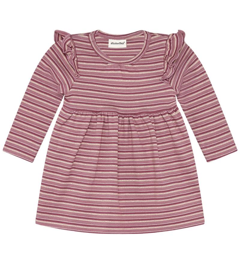 Minymo Bodykleid l/ä - Rib - Mahogany Rose - Minymo - 2 Jahre (92) - Body L/Ä von Minymo