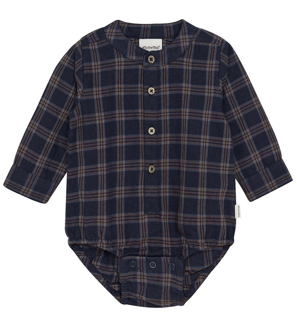 Minymo Hemdbody l/ä - Pariser Nacht - Minymo - 56 - Body L/Ä Minymo Hemdbody l/ä - Pariser Nacht - Minymo - 56 - Body L/Ä von Minymo