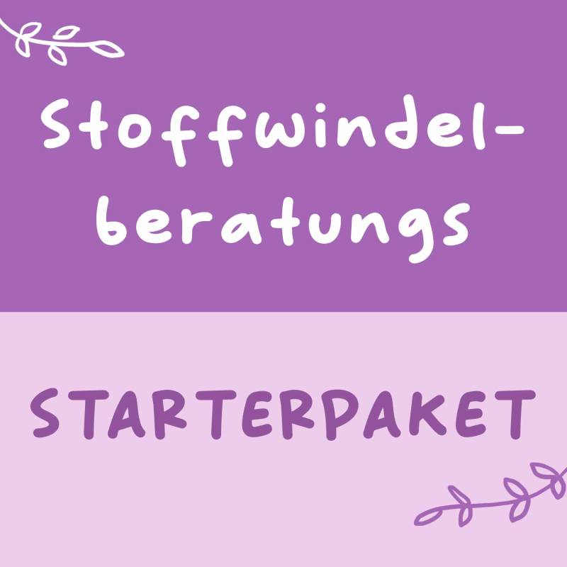 Stoffwindelberatungs Starterpaket  - von Minzze GmbH