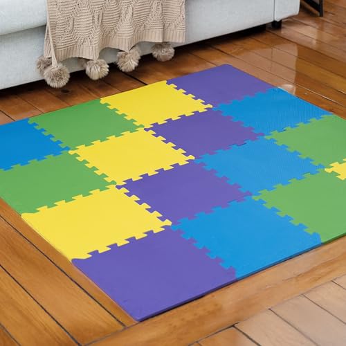 MioTetto Krabbelmatte Baby - Zertifiziert, Sicher, Robust - Spielmatte Baby, Puzzlematte, Kinderteppich - Stilvolle, Wasserfeste, Einfache Montage - Für Familien & Großeltern, 16/36 Fliesen MioTetto Krabbelmatte Baby - Zertifiziert, Sicher, Robust - Spielmatte Baby, Puzzlematte, Kinderteppich - Stilvolle, Wasserfeste, Einfache Montage - Für Familien & Großeltern, 16/36 Fliesen von MioTetto