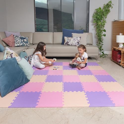 MioTetto Krabbelmatte Baby - Zertifiziert, Sicher, Robust - Spielmatte Baby, Puzzlematte, Kinderteppich - Stilvolle, Wasserfeste, Einfache MioTetto Krabbelmatte Baby - Zertifiziert, Sicher, Robust - Spielmatte Baby, Puzzlematte, Kinderteppich - Stilvolle, Wasserfeste, Einfache von MioTetto