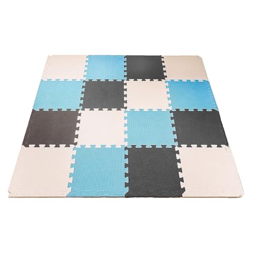 MioTetto Soft Non-Toxic Baby Play Mat | Toddler Playmat | Colorful Jigsaw Puzzle PlayMat | 16+2 Bonus Squares Foam Floor Mats for Kids & Babies | EVA Foam Interlocking Tiles for Gym, Nursery, Playroom MioTetto Soft Non-Toxic Baby Play Mat | Toddler Playmat | Colorful Jigsaw Puzzle PlayMat | 16+2 Bonus Squares Foam Floor Mats for Kids & Babies | EVA Foam Interlocking Tiles for Gym, Nursery, Playroom von MioTetto