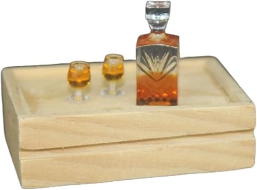 3 Stück/Set exquisites Mini-Whiskey-Weinflaschen-Bar-Modell, kein Tablett, Puppenhaus im Maßstab 1:12, Miniaturzubehör, Verisimilitude Mini-Whiskey-Wein-Dekoration, schöne Puppenhaus-Dekoration 3 Stück/Set exquisites Mini-Whiskey-Weinflaschen-Bar-Modell, kein Tablett, Puppenhaus im Maßstab 1:12, Miniaturzubehör, Verisimilitude Mini-Whiskey-Wein-Dekoration, schöne Puppenhaus-Dekoration von Mioaoa