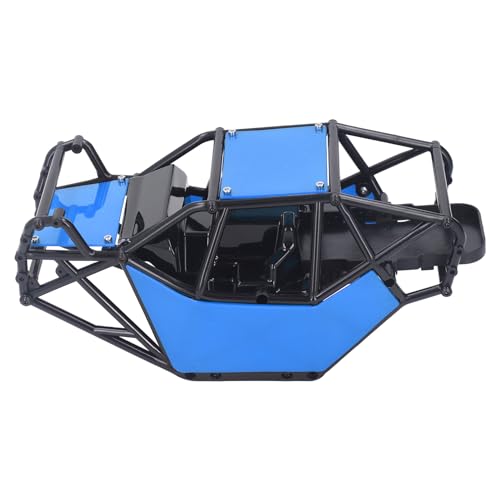 Fernbedienung Crawler Body Shell Kunststoff RC Roll Cage Auto Modell Zubehör für Axial SCX10 (Blau) von Miokycl