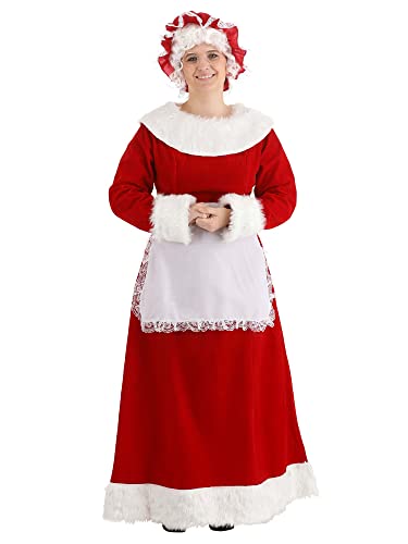 Frauen Cosplay Kostüm Set Dienstmädchen Oma Langarm Kleid mit Hut Schürze für Weihnachten Halloween Rollenspiel (A-Style 1, L) von Miolasay