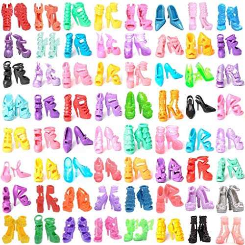 Miotlsy Kleidung zubehör Set 60 Paar Schuhe Zubehör Accessories für 11,5 Zoll Mädchen Puppen Fashionistas Puppe Prinzessin Barbie Puppe Miotlsy Kleidung zubehör Set 60 Paar Schuhe Zubehör Accessories für 11,5 Zoll Mädchen Puppen Fashionistas Puppe Prinzessin Barbie Puppe von Miotlsy