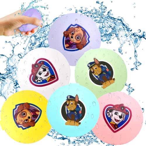 Miotlsy Wasserbomben 6 Stück Wiederverwendbar Pool Strand Wasserspielzeug für Jungen und Mädchen, Outdoor-Sommerspielzeug für Kinder, magnetischer Wasserball für Outdoor Aktivitäten Miotlsy Wasserbomben 6 Stück Wiederverwendbar Pool Strand Wasserspielzeug für Jungen und Mädchen, Outdoor-Sommerspielzeug für Kinder, magnetischer Wasserball für Outdoor Aktivitäten von Miotlsy