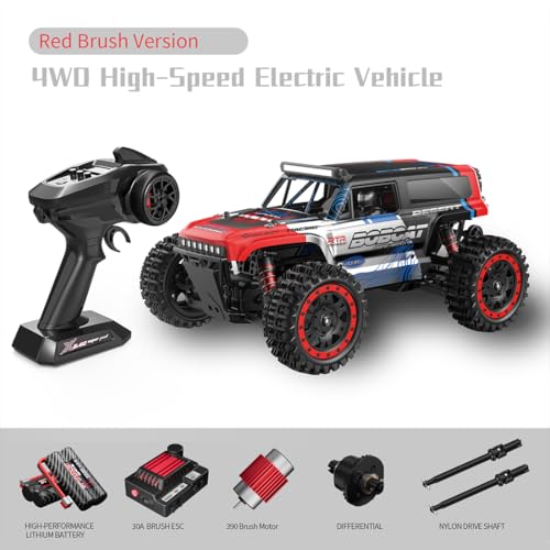 Mious 1/16 S912 4WD Fast Off-Road Truck Car, 2.4G 36KM/H Brushed Rock Climbing Car with Color LED, Electric Crawler RTR for Teen and Adults Mious 1/16 S912 4WD Fast Off-Road Truck Car, 2.4G 36KM/H Brushed Rock Climbing Car with Color LED, Electric Crawler RTR for Teen and Adults von Mious