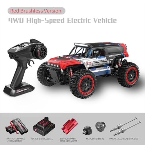 Mious 1/16 S912PRO 4WD Schneller Off-Road-LKW-Auto, 2.4G 36KM/H Bürstenloses Felskltterauto mit Farb LED, elektrischer Crawler RTR für Teenager und Erwachsene Mious 1/16 S912PRO 4WD Schneller Off-Road-LKW-Auto, 2.4G 36KM/H Bürstenloses Felskltterauto mit Farb LED, elektrischer Crawler RTR für Teenager und Erwachsene von Mious