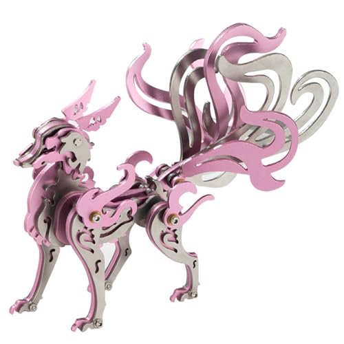 Mious 3D Metall Mechanische Chimäre Puzzle-Modell-Bausatz, Metall-Modell für und Erwachsene, Kreative Desktop Ornament Display Geschenk von Mious