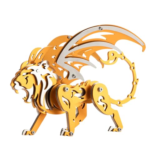 Mious 3D Metall Mechanische Chimäre Puzzle-Modell-Bausatz, Metall-Modell für und Erwachsene, Kreative Desktop Ornament Display Geschenk von Mious