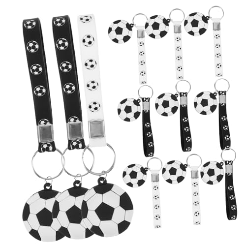 Mipcase 1 Satz Fußball Schlüsselanhänger Cartoon Fußball Schlüsselring Mädchen Fußball Schlüsselanhänger Junge Fußball Party Fußball Schlüsselanhänger Fußball 12 Stück von Mipcase