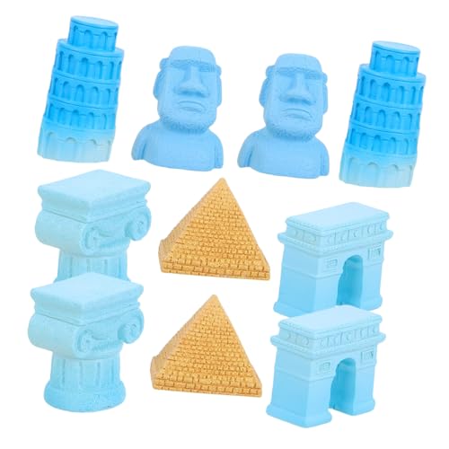 Mipcase 1 Satz Weltberühmte Architekturmodelle ägyptische Figuren Pyramidenstatue griechische Säulen der Schiefe Turm von Pisa römische Säule Eiffelturm kleine Statue Harz Mipcase 1 Satz Weltberühmte Architekturmodelle ägyptische Figuren Pyramidenstatue griechische Säulen der Schiefe Turm von Pisa römische Säule Eiffelturm kleine Statue Harz von Mipcase