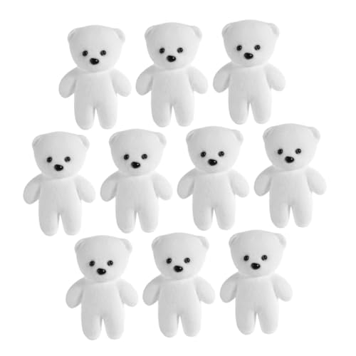 Mipcase 10 Stück Blasenbär Kuscheltier Ausgestopfte Bären Masse Kleine Bärenpuppe Mit Rotem Herzen Mini Positiver Bär Mini-bärenmasse Minibären Für Die Babyparty Winziger Bär Weiß Schaum Mipcase 10 Stück Blasenbär Kuscheltier Ausgestopfte Bären Masse Kleine Bärenpuppe Mit Rotem Herzen Mini Positiver Bär Mini-bärenmasse Minibären Für Die Babyparty Winziger Bär Weiß Schaum von Mipcase