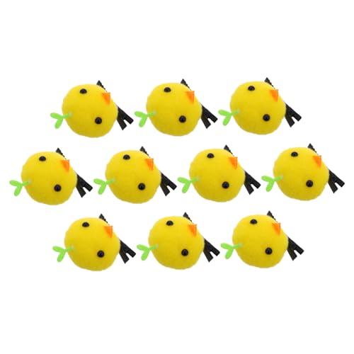 Mipcase 10 Stück Kleine gelbe Hühnerhaarnadel Kinderhaarklammern Haarspangen für Mädchen Mini-Haarspangen Mädchen Haarschmuck Haarspangen Ostern-Küken-Haarnadel Plüsch Mipcase 10 Stück Kleine gelbe Hühnerhaarnadel Kinderhaarklammern Haarspangen für Mädchen Mini-Haarspangen Mädchen Haarschmuck Haarspangen Ostern-Küken-Haarnadel Plüsch von Mipcase