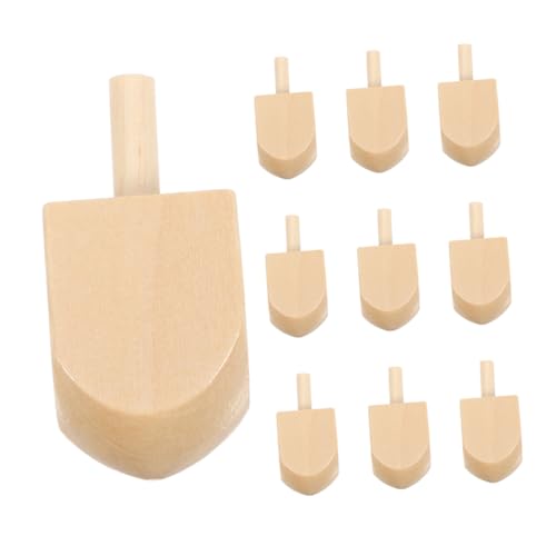 Mipcase 10 Stück hölzerner Kreisel Dreidel aus Holz Chanukka-Spiele musikalischer Dreidel Bulk-Dreidel Dradle- Chanukka-Dreidel-Dekorationen Dreidel für Bulk Lotusbaum Beige Mipcase 10 Stück hölzerner Kreisel Dreidel aus Holz Chanukka-Spiele musikalischer Dreidel Bulk-Dreidel Dradle- Chanukka-Dreidel-Dekorationen Dreidel für Bulk Lotusbaum Beige von Mipcase