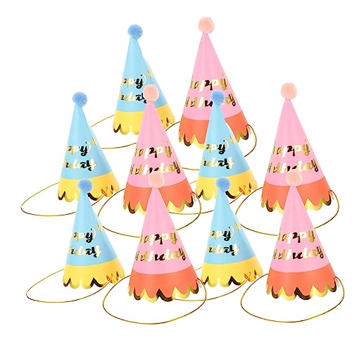 Mipcase 10Stücke Geburtstagsfeier Kegelhüte für Farbenfrohe Papierhüte für Partys Dekorative Partyhüte für Jubiläen und Feste Wiederverwendbar und Leicht für Kreative Fotos Mipcase 10Stücke Geburtstagsfeier Kegelhüte für Farbenfrohe Papierhüte für Partys Dekorative Partyhüte für Jubiläen und Feste Wiederverwendbar und Leicht für Kreative Fotos von Mipcase