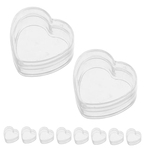 Mipcase 10Stücke Mini Aufbewahrungsboxen aus Transparent Herzförmige Organizer für Puppenhaus Zubehör für Accessoires und Kleine Gegenstände Praktisch Mipcase 10Stücke Mini Aufbewahrungsboxen aus Transparent Herzförmige Organizer für Puppenhaus Zubehör für Accessoires und Kleine Gegenstände Praktisch von Mipcase