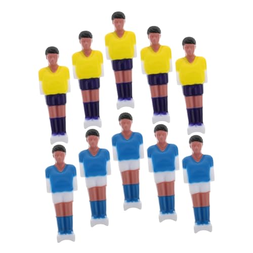 Mipcase 10pcs Ersatz Foosball -männer Set Harz Tischfußballspiel Spieler Foosball Guys Figuren Für Foosball -Tisch Reparatur Von Tischfußballzubehör C. von Mipcase
