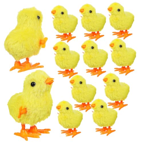 Mipcase 12 Stück Küken Küken Aufziehen Aufziehhuhn Hähnchen Stofftier Ausgestopft Aufziehküken Kinderspielzeug Laufendes Huhn Wind Hühner Yellow Plüsch Mipcase 12 Stück Küken Küken Aufziehen Aufziehhuhn Hähnchen Stofftier Ausgestopft Aufziehküken Kinderspielzeug Laufendes Huhn Wind Hühner Yellow Plüsch von Mipcase