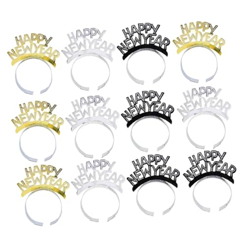 Mipcase 12 Stück Teiliges Year Stirnband Leichtes Party Haarreif Zubehör Schonend für Haare Langlebig Wiederverwendbar Festlicher Haarschmuck für Silvester Geburtstags und Hochzeitsfeiern Mipcase 12 Stück Teiliges Year Stirnband Leichtes Party Haarreif Zubehör Schonend für Haare Langlebig Wiederverwendbar Festlicher Haarschmuck für Silvester Geburtstags und Hochzeitsfeiern von Mipcase