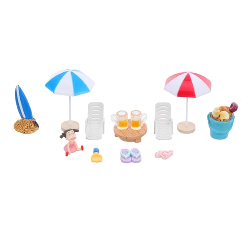 Mipcase 13 Stück Teiliges Miniatur Strandspielzeug Set Wetterfeste Resin und Kunststoff Dekoration Lebendige Strandmotive für Puppenhaus Sandkasten Aquarium und Miniaturlandschaften Mipcase 13 Stück Teiliges Miniatur Strandspielzeug Set Wetterfeste Resin und Kunststoff Dekoration Lebendige Strandmotive für Puppenhaus Sandkasten Aquarium und Miniaturlandschaften von Mipcase