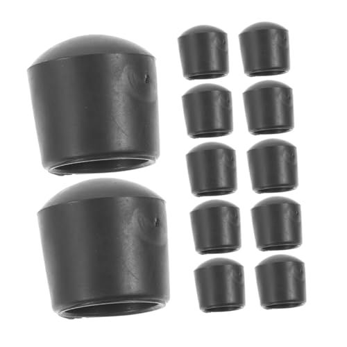 Mipcase 16 Stück Fußballtischzubehör Kickerstangenkappen Endabdeckungen Für Kicker Teile Für Fußballtische Kicker-endkappen Kickerspitze Stecker Polkappen PVC Black Mipcase 16 Stück Fußballtischzubehör Kickerstangenkappen Endabdeckungen Für Kicker Teile Für Fußballtische Kicker-endkappen Kickerspitze Stecker Polkappen PVC Black von Mipcase