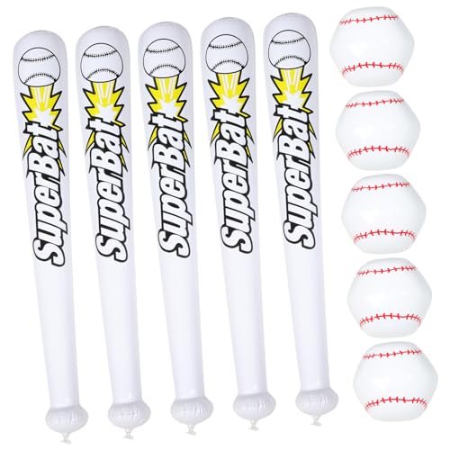 Mipcase 1Satz Aufblasbare Baseballschläger Teiliges für Strand und Sportevents Soft und Sicher für Geburtstagsfeiern und Outdoor Aktivitäten von Mipcase