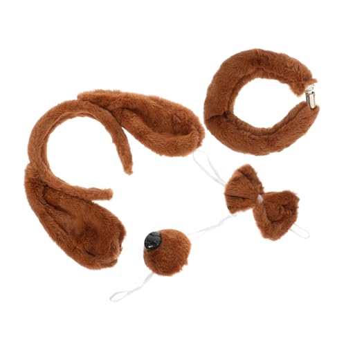 Mipcase 1Satz Do Dog Kostüm Kit mit Haarband Gefälschte Nase und Tierkostüm Requisiten für Partys Cosplay und Auftritte Hundeohren Zubehör für Geburtstagsfeiern und Halloween Mipcase 1Satz Do Dog Kostüm Kit mit Haarband Gefälschte Nase und Tierkostüm Requisiten für Partys Cosplay und Auftritte Hundeohren Zubehör für Geburtstagsfeiern und Halloween von Mipcase