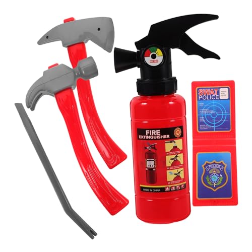 Mipcase 1Satz Feuerwehrspielzeug für Teiliges Cosplay Kit mit Tragbar und Sicher für Rollenspiele und Kreative im Freien Kindergeschenk von Mipcase