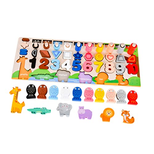 Mipcase 1Satz Hölzernes Tier Puzzle Lernspielzeug für Fördert und Formenerkennung Kreative Fähigkeiten aus Sicherem Holzmaterial für Frühe Bildung Ab Jahr Mipcase 1Satz Hölzernes Tier Puzzle Lernspielzeug für Fördert und Formenerkennung Kreative Fähigkeiten aus Sicherem Holzmaterial für Frühe Bildung Ab Jahr von Mipcase