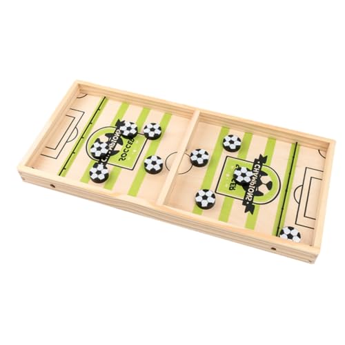 Mipcase 1Satz Interaktives Ejektionsplatzspielzeug aus Holz Fußball Schachspiel für Eltern Junge Mädchen Interaktion Fördert und Wettbewerbsgeist für Ab Jahren Stabil von Mipcase