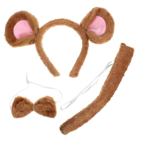 Mipcase 1Satz Kostüm Set für Damen Haarband mit Mäuseohren und Fliege Karneval Fasching und Mottopartys Leicht und Bequem Mipcase 1Satz Kostüm Set für Damen Haarband mit Mäuseohren und Fliege Karneval Fasching und Mottopartys Leicht und Bequem von Mipcase