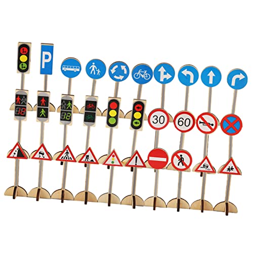 Mipcase 1Satz Verkehrszeichen Modell Spielset aus Teiliges Pädagogisches für Verkehrswissen und Kreativem Lernspielzeug für Jungen und Ab Mipcase 1Satz Verkehrszeichen Modell Spielset aus Teiliges Pädagogisches für Verkehrswissen und Kreativem Lernspielzeug für Jungen und Ab von Mipcase