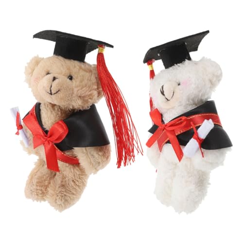 Mipcase 2 Stück Dr. Bärenpuppe Plüsch Party Absolvent Mini Abschluss vorhanden tragen Abschlussgeschenk Abschluss Stofftiere Abschlussspielzeug Grad Bär Abschlussbär Filzstoff Mipcase 2 Stück Dr. Bärenpuppe Plüsch Party Absolvent Mini Abschluss vorhanden tragen Abschlussgeschenk Abschluss Stofftiere Abschlussspielzeug Grad Bär Abschlussbär Filzstoff von Mipcase